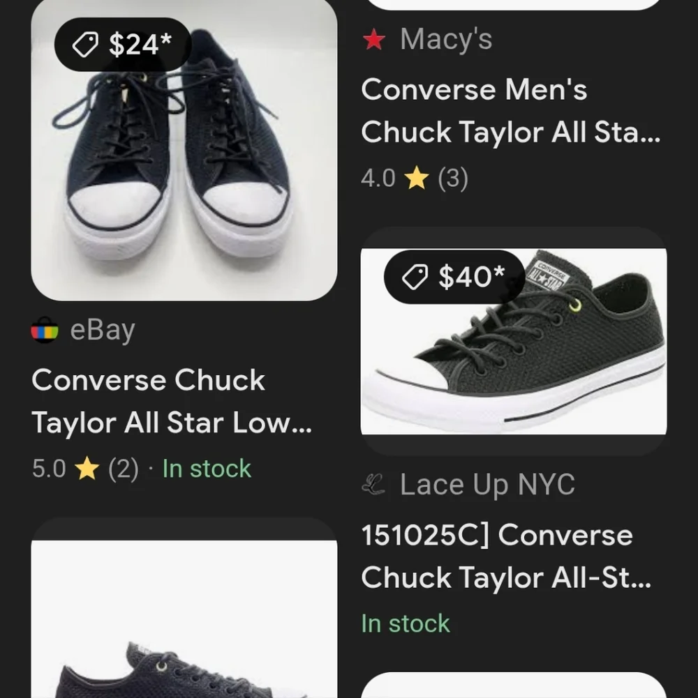 Converse Chuck Taylor All Star Ox Amp cloth low top Sneakers black/white - Picture 15 of 16